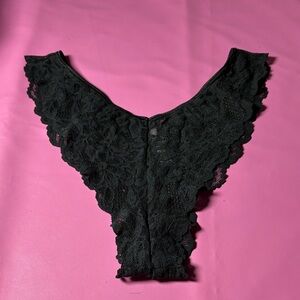 Victoria's Secret Black Lace Panties